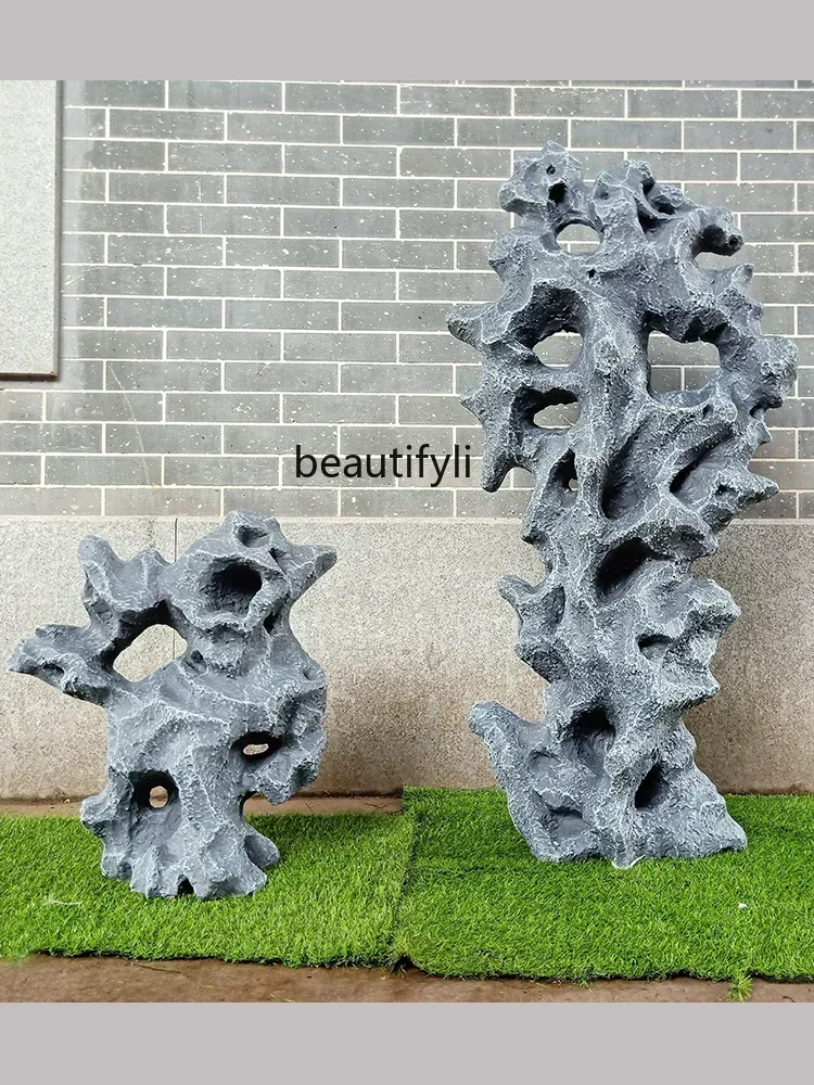 Roca Artificial Decorativa par - Bonsai Garden With Pond reseña y precio