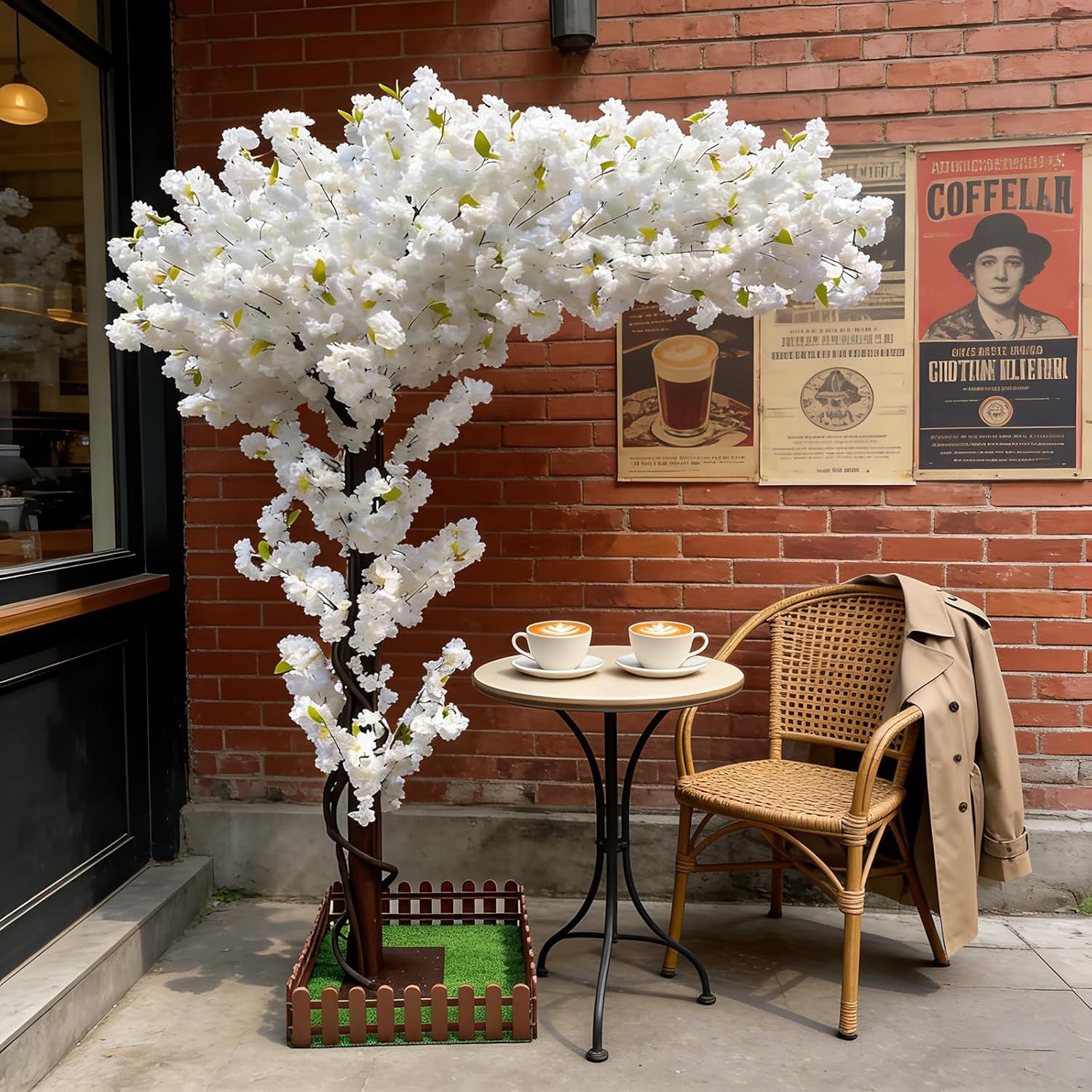 Árbol de Flores de Cerezo Blan - Bonsai Garden Restaurant reseña y precio