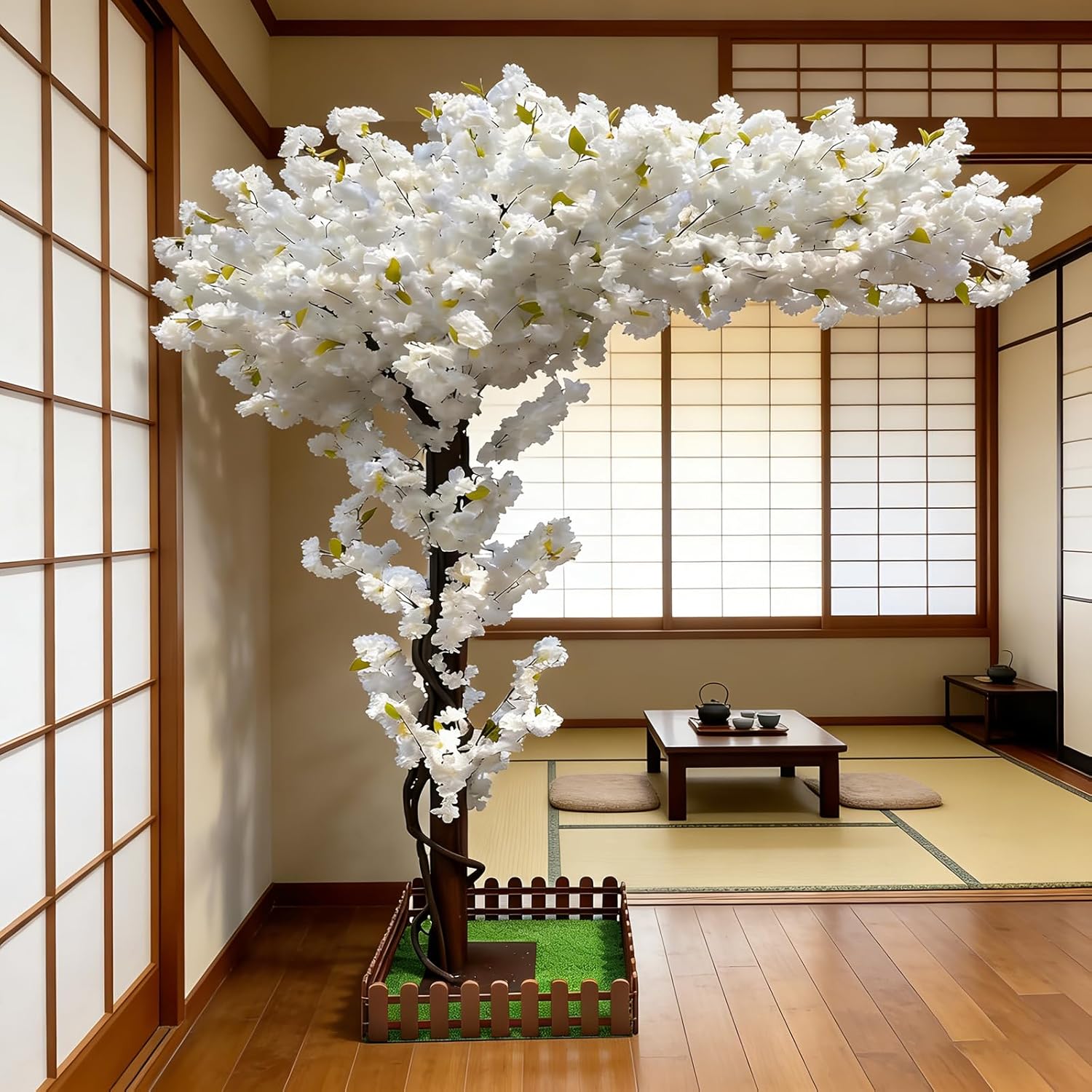 Árbol de Flores de Cerezo Blan - Bonsai Garden Restaurant reseña y precio
