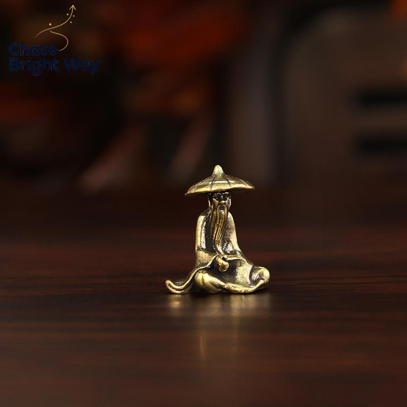 Mini Estatua de Pescador de La - Bonsai Garden Chinese Garden reseña y precio