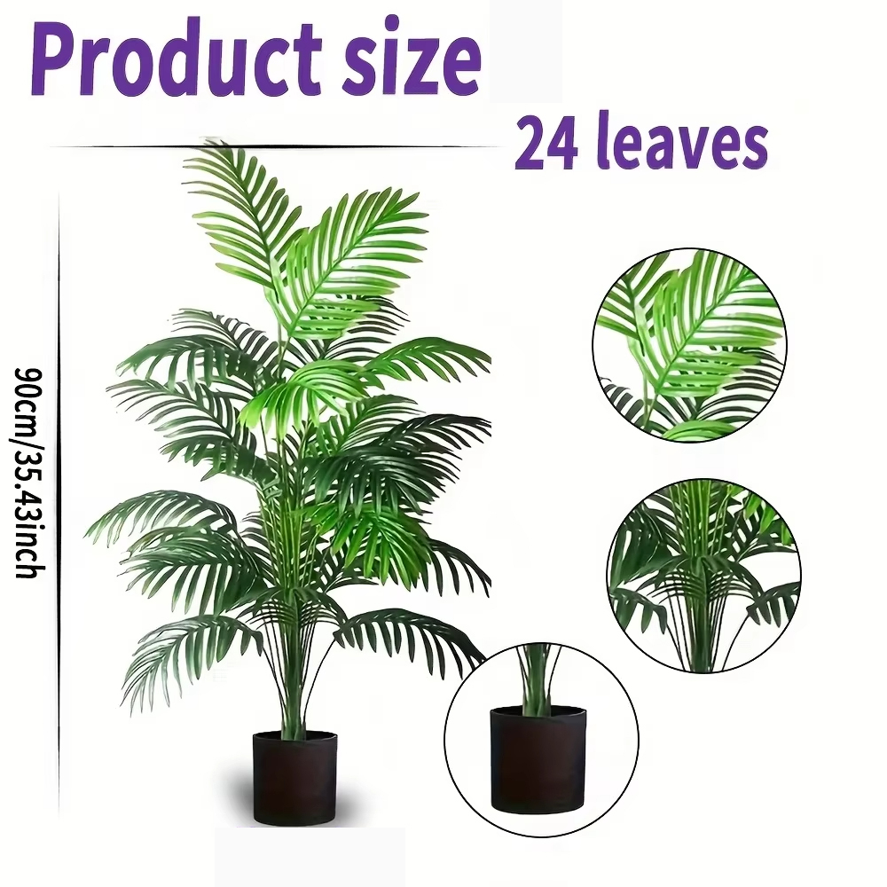 24 hojas de plantas artificial - Bonsai Garden Accessories reseña y precio