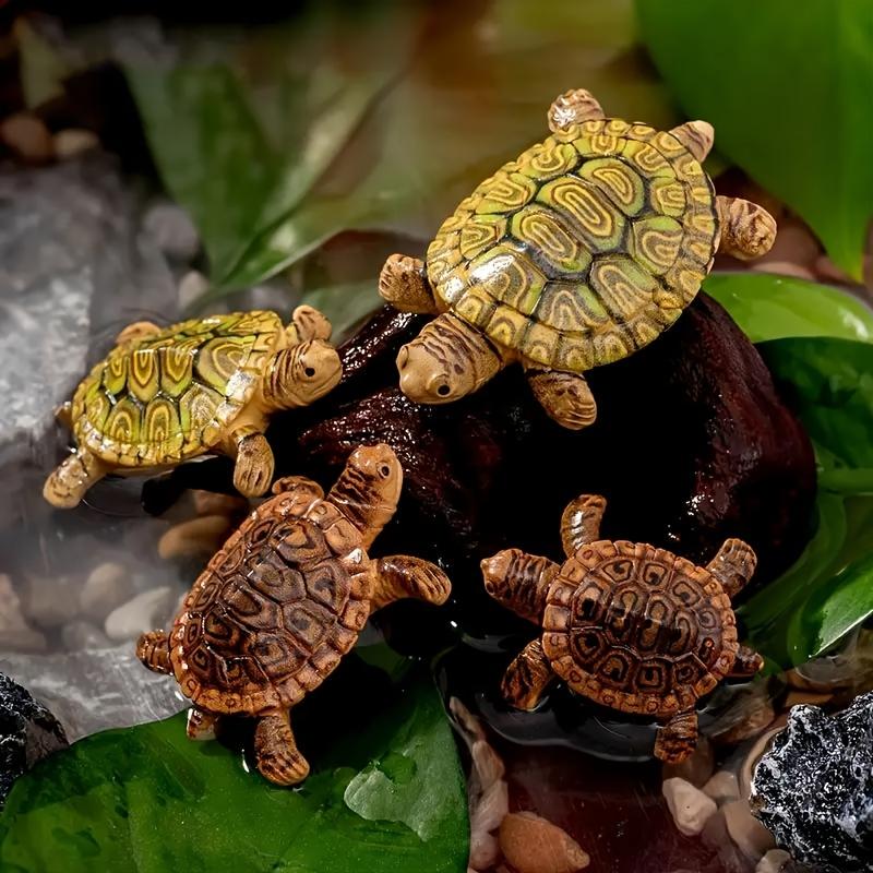 6 Mini Estatuas de Tortuga par - Bonsai Garden With Pond reseña y precio