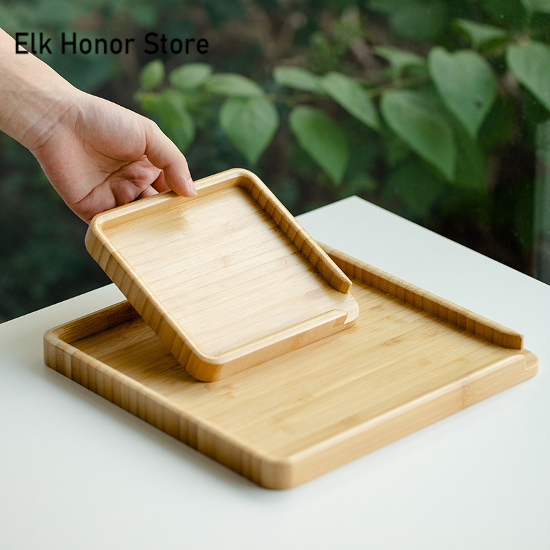 Bandeja de comida de bambú chi - Bonsai Garden Chinese Garden reseña y precio