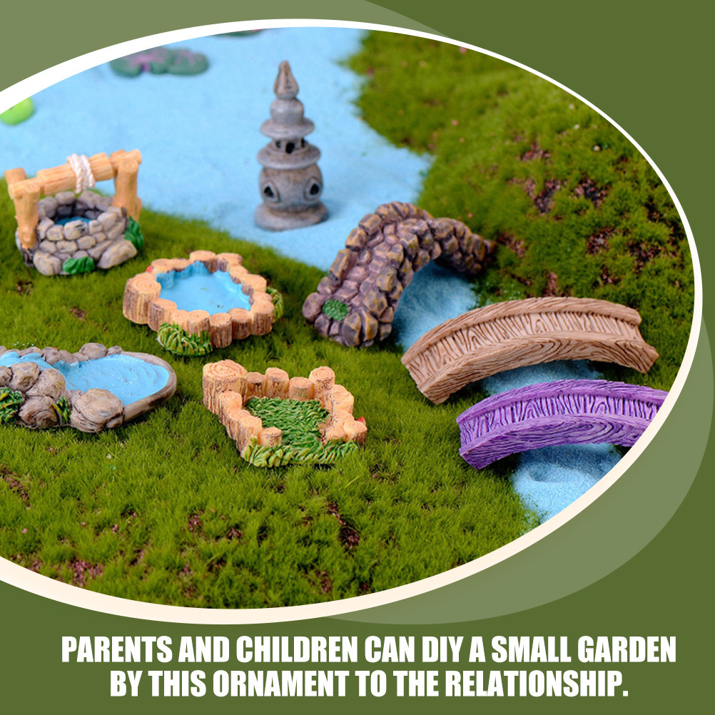 1 juego de adornos de jardín e - Bonsai Garden With Pond reseña y precio