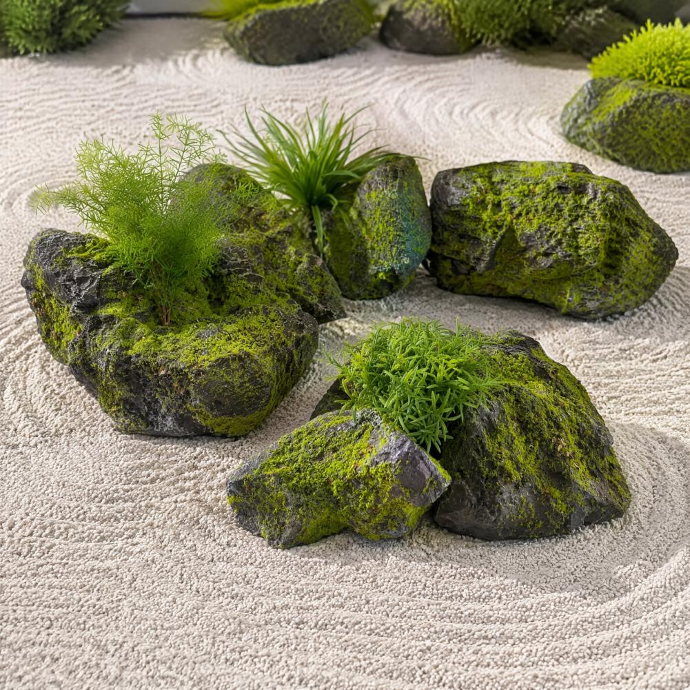 Rocas de Musgo Artificial para - Bonsai Garden With Pond reseña y precio