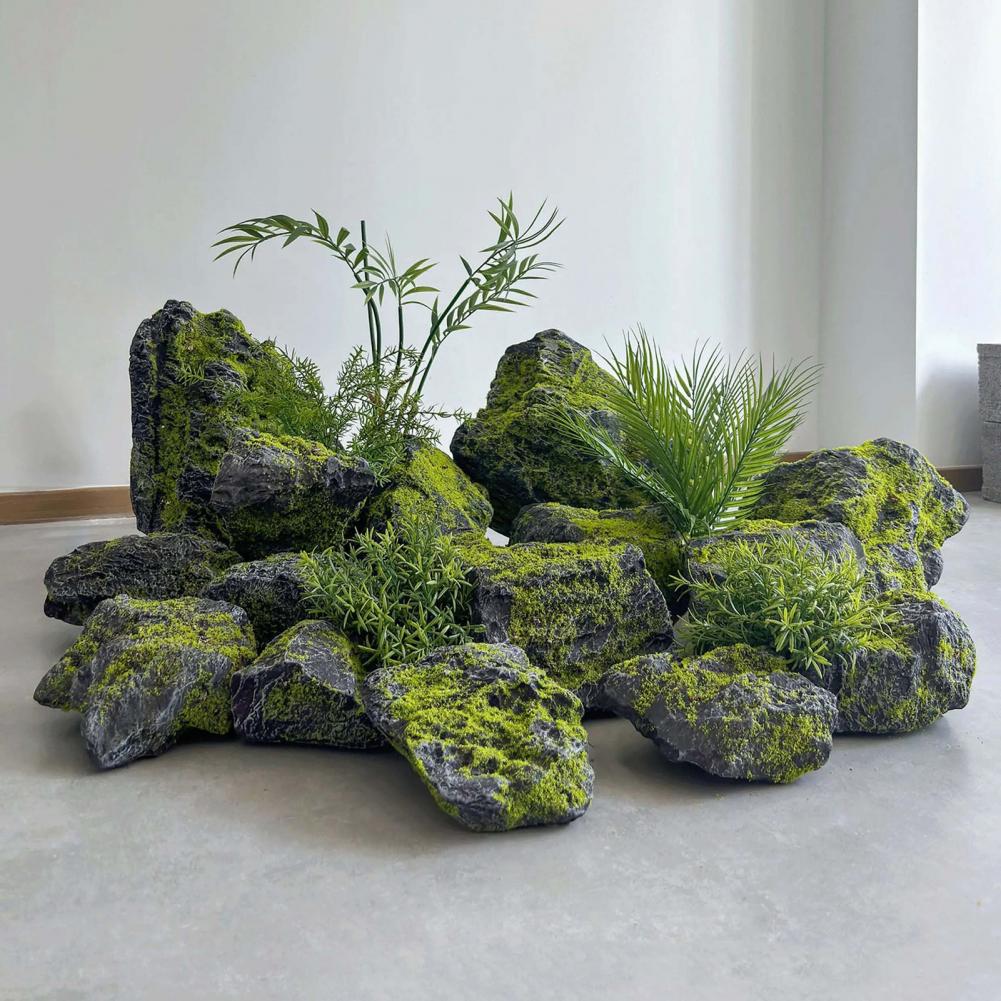 Rocas de Musgo Artificial para - Bonsai Garden With Pond reseña y precio