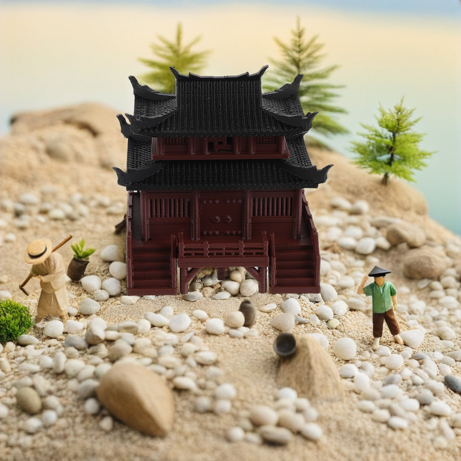 Pabellón de arquitectura china - Up Bonsai Garden reseña y precio
