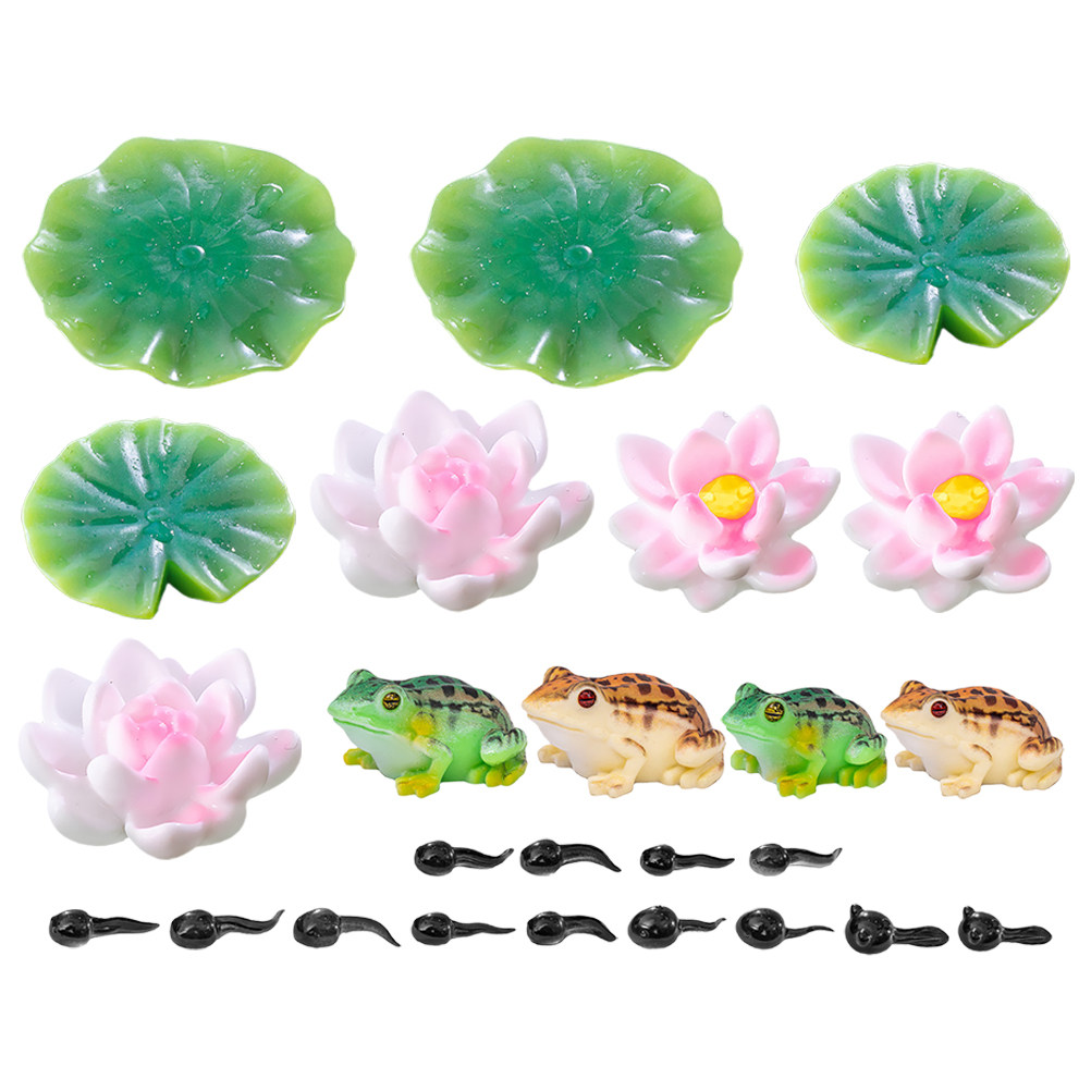 1 juego de miniaturas de resin - Bonsai Garden With Pond reseña y precio