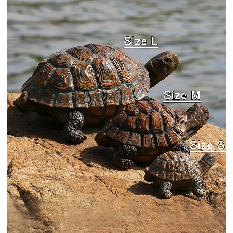 Bonita estatua de tortuga de r - Bonsai Garden With Pond reseña y precio