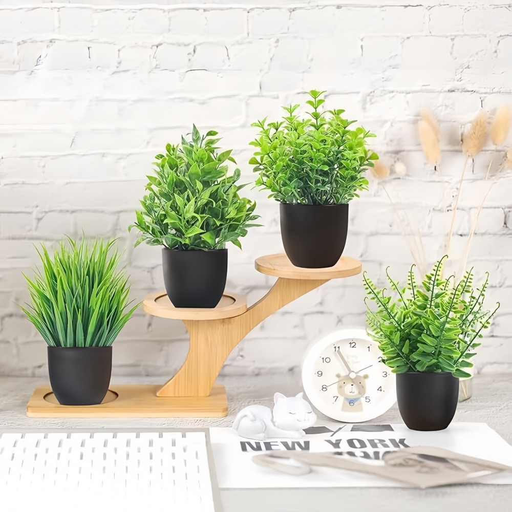 Juego de 4 Mini Plantas Artifi - Bonsai Garden Accessories reseña y precio